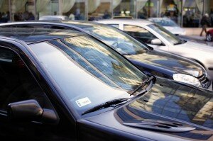 Row of cars