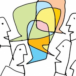 talking