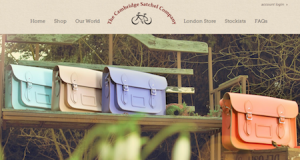 Cambridge Satchel Company website 